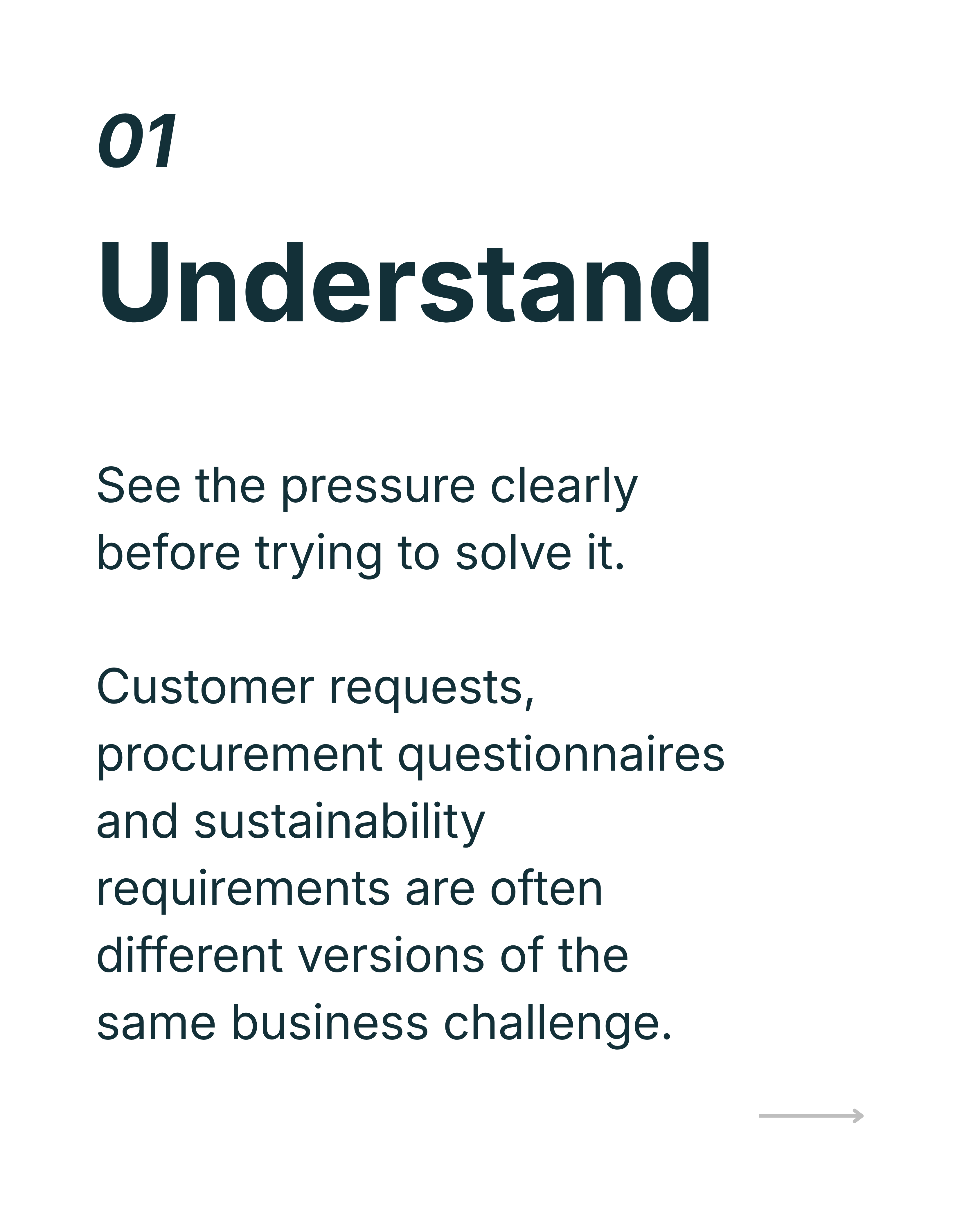 Understand step.