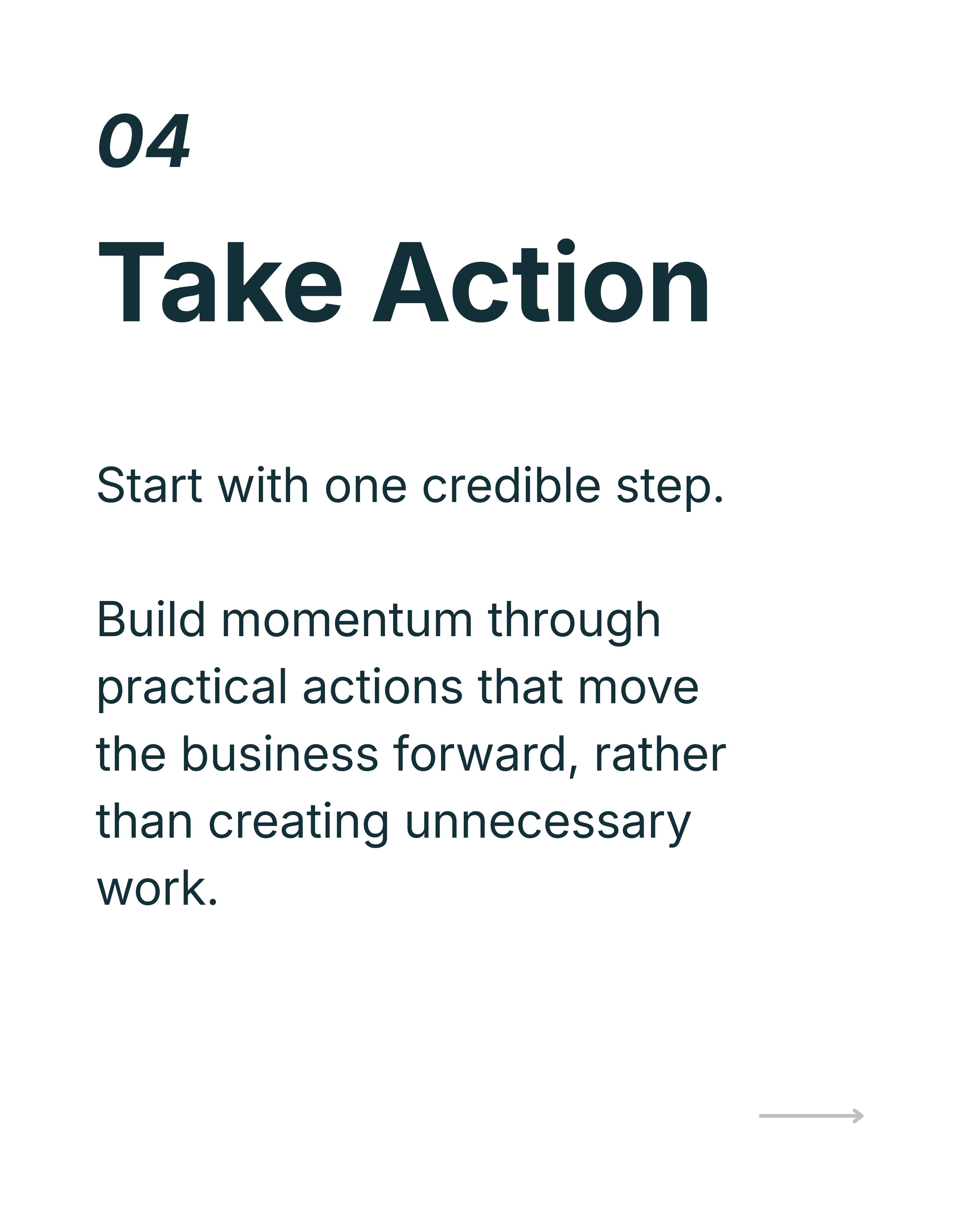 Take Action step.