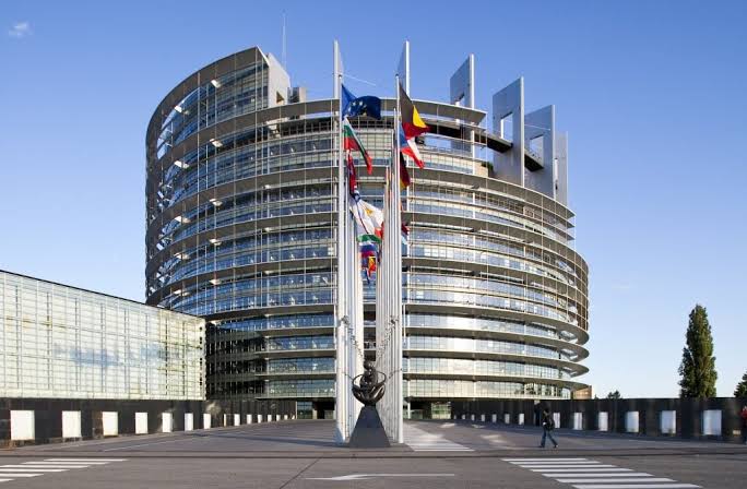 European Parliament building in Strasbourg. Sustainability Gets Real When It Reaches Procurement. Field Note by Sam Howard.